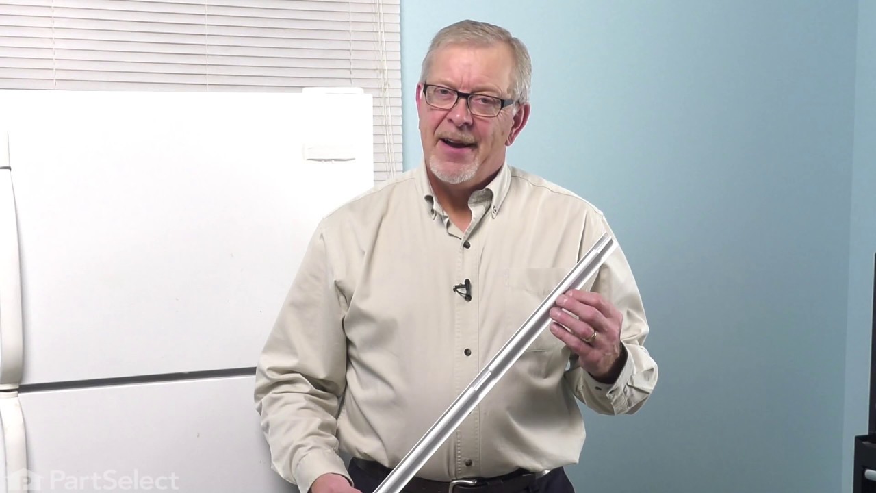 Replacing your Kenmore Refrigerator Shelf Front Trim - White