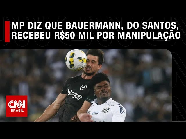 Eduardo Bauermann, do Santos, foi ameaçado por não tomar cartão após  receber R$ 50 mil de apostador, diz revista - Lance!