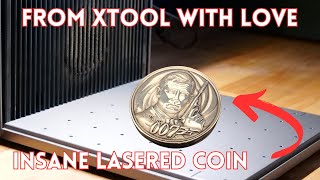 How To Make A Brass Coin With A Laser Using FREE Software #xtoolf1ultra #laser