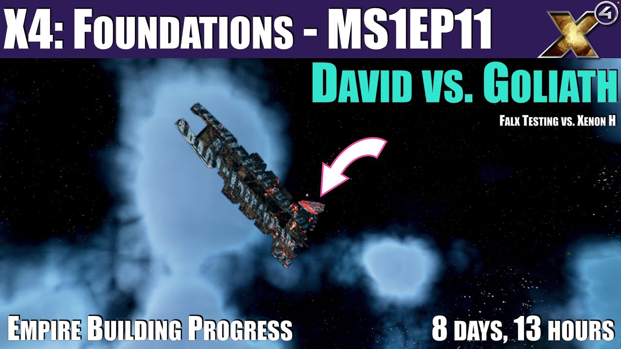 Falx vs. Xenon H - Can it stand its ground? // X4: Foundations - MiniSeries 1 - EP 11