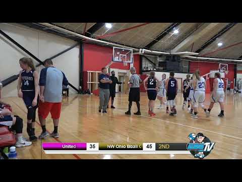 United vs. NW Ohio Bball Club 8th - GBA LIVE - 7th Annual Otterbein Classic