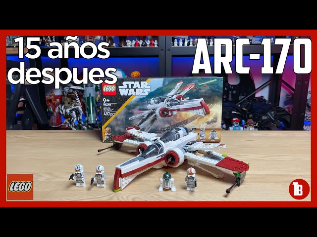 Vídeo relacionado con LEGO Star Wars 75402 Caza Estelar ARC-170 de Juguete con 4 Minifiguras Inc. Pilotos Clon y Droide R4-P44, Regalo de Cumpleaños para Niños y Niñas de 9 Años o Más y Fans de La Venganza de los Sith