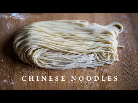 生麺ならではの食感とコシ！自家製中華麺の作り方：How to make Chinese Noodles | Veggie Dishes by Peaceful Cuisine