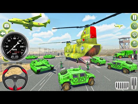 US Army Truck Sim Vehicles - Us Army Truck Simulator 2023 - Android Gameplay