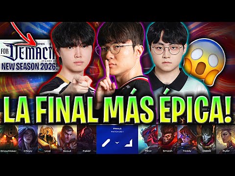 FAKER Y CHOVY EN LA FINAL MÁS ÉPICA!😱 - TEAM MID vs TEAM BOT | LCK NEW SEASON 2026 SHOWMATCH