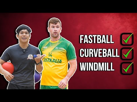Softball PRO Teaches How to Throw A Dodgeball | with Jamee Jones