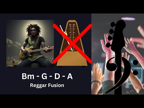 Reggae Fusion | BASS Backing Track - No Bass
