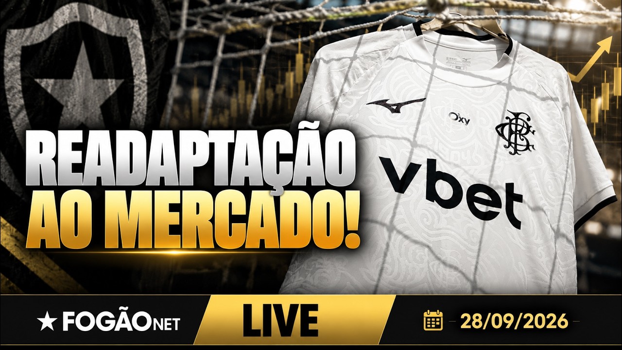 LIVE | Botafogo se prepara para mercado sem bets; Tite pode recuperar ataque?