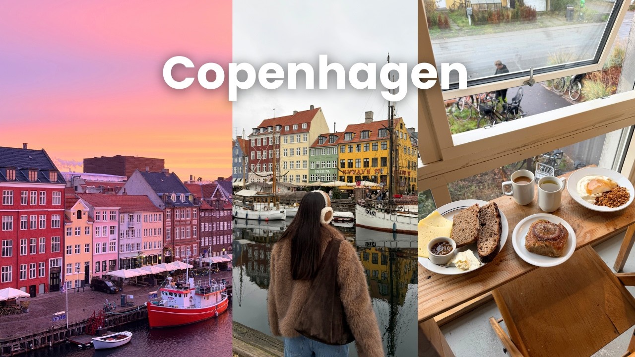 Copenhagen Travel Vlog｜things to do and places to eat｜the best hotel for a perfect view｜cafe hopping