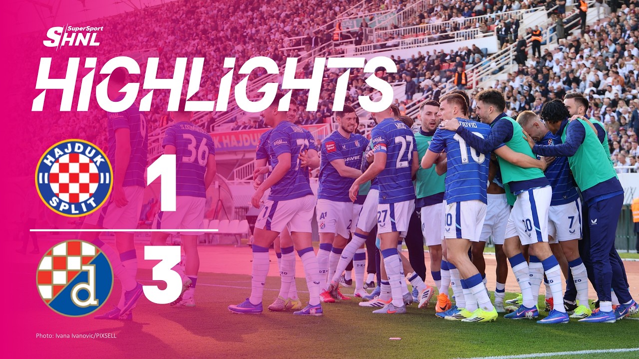 HNK Hajduk Split vs GNK Dinamo Zagreb Highlights