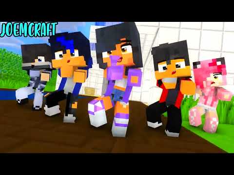 APHMAU CREW DANCE | EIN, KC, ZANE AND AARON | TUTU DANCE | HERO TONIGHT DANCE - Minecraft Animation