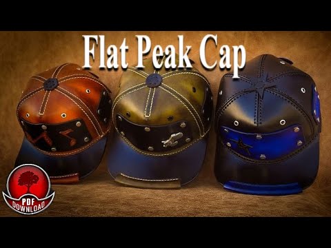 How to make Flat Peak Cap Patterns Templates Snapback Cap