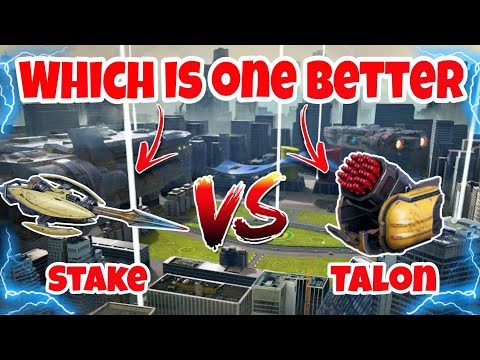 [WR] 🔥Stake VS Talon Weapon Comparison |War Robots|