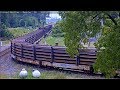 AMAZING!   1/4 MILE CWR-Continious Welded Rail bending like cooked Spaghetti!