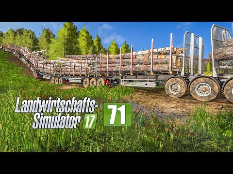LS17 Forst #71 - Krise im XXL-Forstprojekt mit 9 Anhängern! I LANDWIRTSCHAFTS-SIMULATOR 17