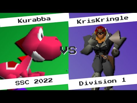 Kurabba (Yoshi) vs KrisKringle (Falcon) - SSC22 D1 - SSB64
