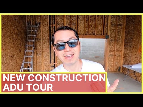 ADU new build under construction tour