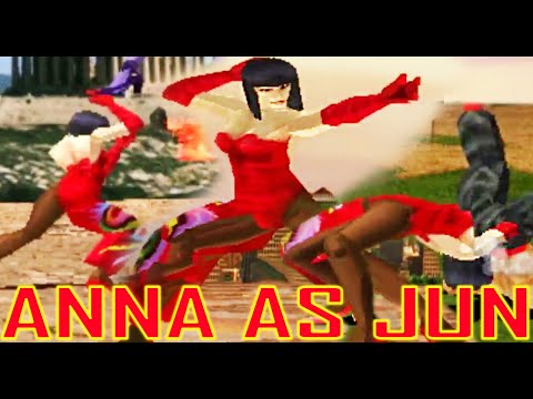 [TAS] Anna With Jun's Moves Gameplay - Tekken 2 (Arcade Version) (Requested)