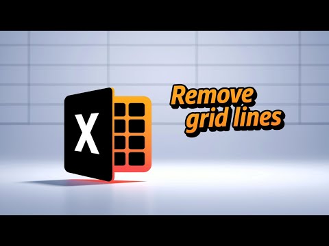 How to remove grid lines on an excel sheet || very easy!