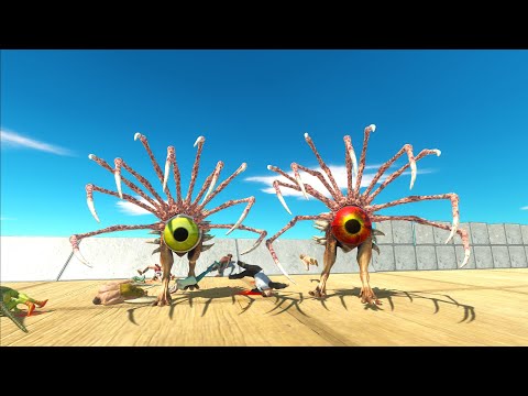 ESCAPE FROM MONSTER - DEATH TOUCH ALIEN THORN 👾 | Animal Revolt Battle Simulator