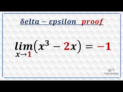 Epsilon -Delta proof for cubic function limit