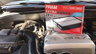 How to Change An Air Filter On A Toyota 4Runner 2003-2009 V8