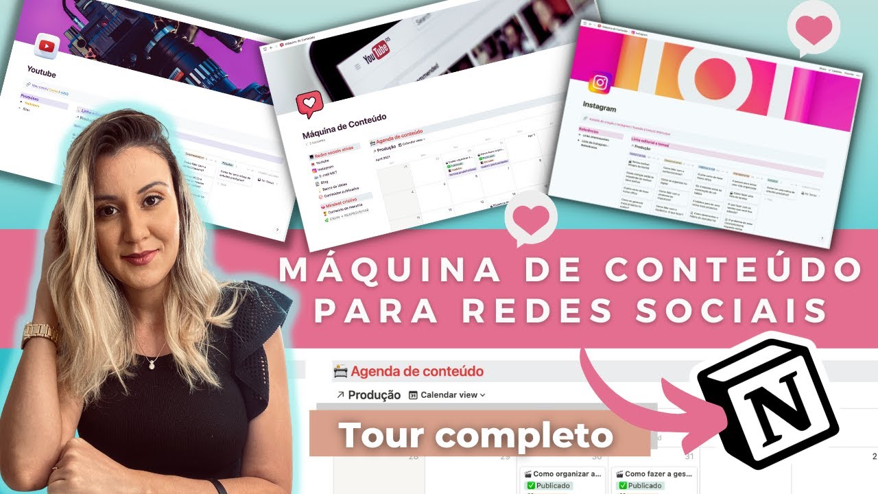 Como eu uso o notion para organizar a minha produção de conteúdo