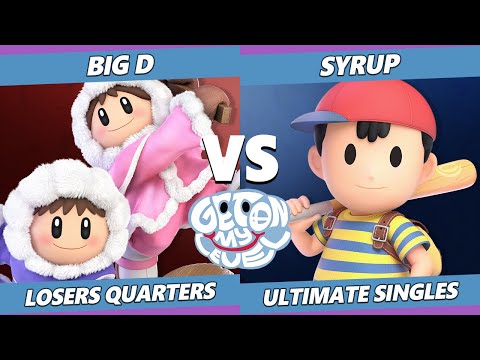 GOML 2022 Losers Quarters - Big D (Ice Climbers) Vs. Syrup (Ness) SSBU Ultimate Tournament