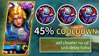THIS 45% CD TIGREAL BUILD WILL MAKE YOU CHEATER!! l NEW BUILD FOR TIGREAL!l MLBB
