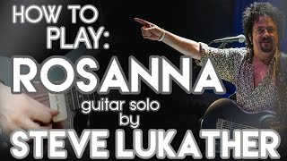 Download lagu How to play: Rosanna - Guitar Solo by Steve Lukather mp3