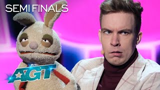 Ventriloquist Jack Williams Attempts an Impossible Challenge | AGT 2022 thumbnail