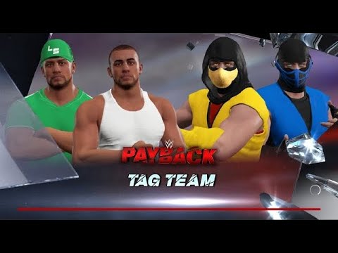 WWE 2K17 CJ  SWEET vs SCORPION  SUBZERO GTA SAN ANDREAS vs MORTAL KOMBAT