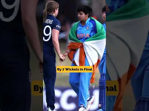 India Women Cricket Team Create History - Under 19 Women T20 World Cup