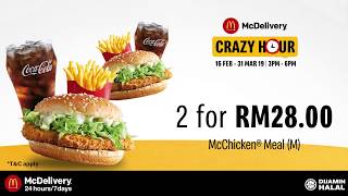 McDelivery Crazy Hour