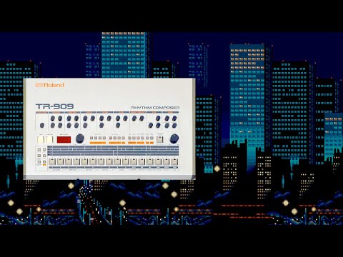 Streets of Rage but with a Real TR-909 Drum Machine