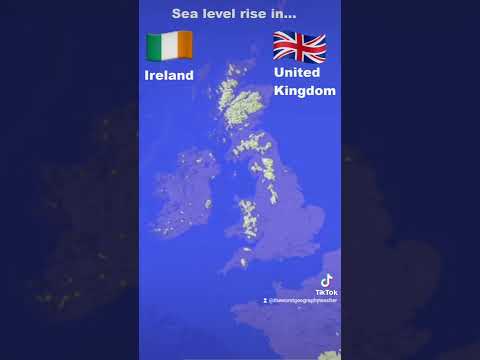 Sea level rise in Ireland and United Kingdom