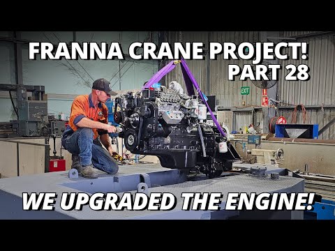 Test Fitting the NEW Engine and it’s a BIG Upgrade! | Franna Crane Project | Part 28