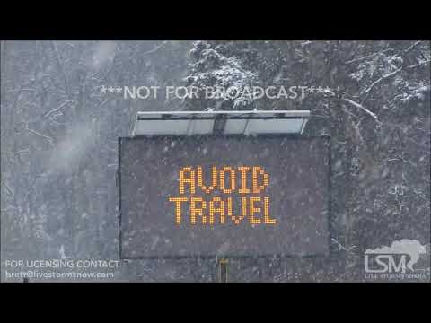 3-7-18 Poughkeepsie, NY Heavy Snow and White Out Conditions