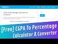 cgpa to percentage calculator u0026 converter – how to convert cgpa to percentage