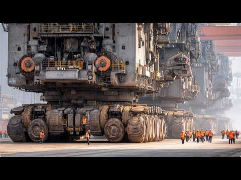 How Do You Move a Skyscraper Base? The World's Smartest Heavy Transporters in Action.