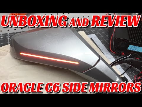 FIRST LOOK! Oracle C6 Corvette Concept LED Side Mirrors Unboxing and Overview