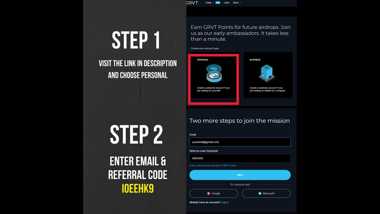 GRVT Airdrop Step by Step Guide