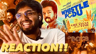Whistle Podu Lyrical Video | REACTION!! | The Greatest Of All Time | Thalapathy Vijay | VP | U1 |AGS