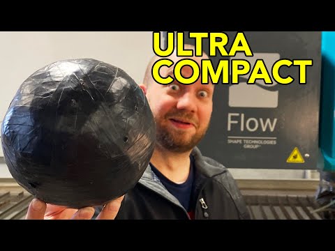 Can A 60,000 PSI Waterjet Cut Through An 11-Pound, Rock-Solid Ball Of Electric Tape?