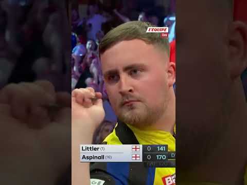 👌🏼🎯 Luke Littler a frappé fort d'entrée au World Matchplay #worldmatchplay #lukelittler