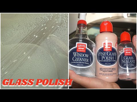 How To Polish Windshield Glass By Hand || Griots Garage Polish And Sealant