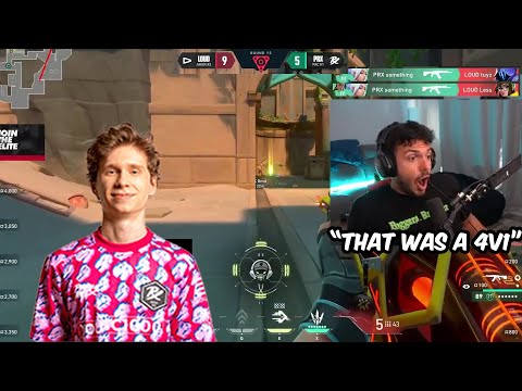 Sen Tarik reacts To prx Something INSANE 1v4 CLUTCH In VCT Champions