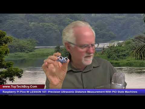 Raspberry Pi Pico W LESSON 107: Precision Ultrasonic Distance Measurement With PIO State Machines