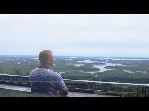 Look out over this beautiful, multicolored national park where people and nature coexist