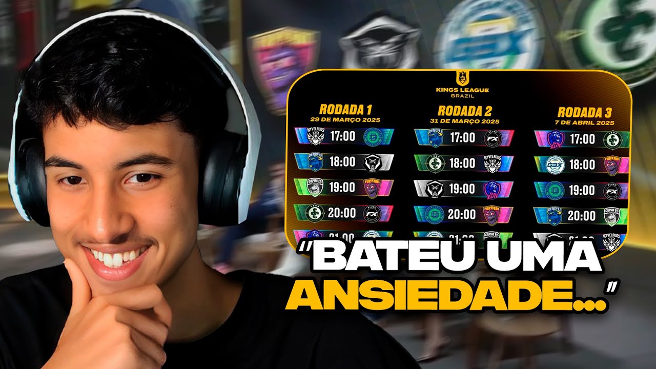 RENATO REAGE: EVENTO DE ANÚNCIO DAS DATAS DA KINGS LEAGUE BRASIL!!!